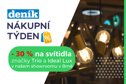 Skorzystaj z 30% zniżki na oświetlenie Trio i Ideal Lux w ramach wydarzenia Tydzień Zakupów z Deníki