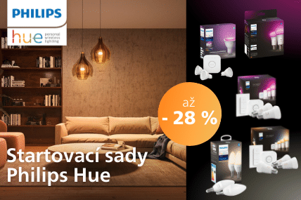 Skorzystaj z naszej weekendowej wyprzedaży i przeceń wybrane zestawy Philips Hue nawet o 28%