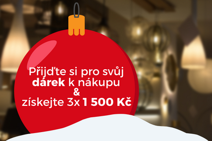 Odbierz od nas prezent wraz z nowymi lampkami i wygraj 3 x 1500 CZK na kolejne zakupy