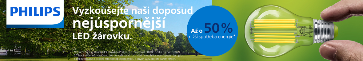 Wypróbuj naszą najbardziej energooszczędną żarówkę LED firmy Philips