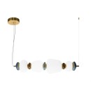 manufacturer_val_italux PND-94981-4A-GD -led lampa wisząca Evans | 22W param_patice_val_integrovany_led_zdroj | param_chromaticnost_val_3000K | zlata | opalova